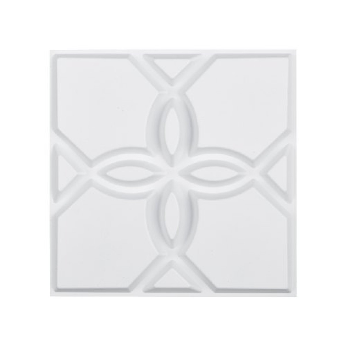 VEVOR 3D πάνελ τοίχου, 33-συσκευασία 11,81 x 11,81 σε PVC μοντέρνας τέχνης μινιμαλιστικά πλακάκια λουλουδιών, 32 τετραγωνικά μέτρα κάλυψης πάνελ τοίχου, εσωτερική διακόσμηση σπιτιού για οροφή, υπνοδωμάτιο, σαλόνι και gaming δωμάτιο, λευκό ματ
