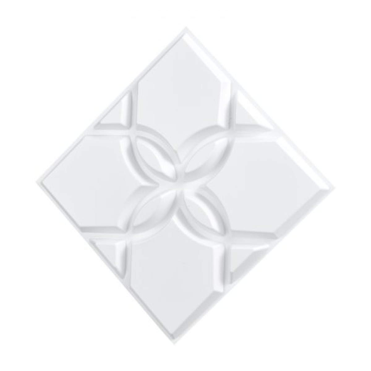 VEVOR 3D πάνελ τοίχου, 33-συσκευασία 11,81 x 11,81 σε PVC μοντέρνας τέχνης μινιμαλιστικά πλακάκια λουλουδιών, 32 τετραγωνικά μέτρα κάλυψης πάνελ τοίχου, εσωτερική διακόσμηση σπιτιού για οροφή, υπνοδωμάτιο, σαλόνι και gaming δωμάτιο, λευκό ματ