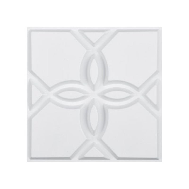 VEVOR 3D πάνελ τοίχου, 33-συσκευασία 11,81 x 11,81 σε PVC μοντέρνας τέχνης μινιμαλιστικά πλακάκια λουλουδιών, 32 τετραγωνικά μέτρα κάλυψης πάνελ τοίχου, εσωτερική διακόσμηση σπιτιού για οροφή, υπνοδωμάτιο, σαλόνι και gaming δωμάτιο, λευκό ματ