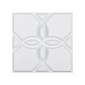 VEVOR 3D πάνελ τοίχου, 33-συσκευασία 11,81 x 11,81 σε PVC μοντέρνας τέχνης μινιμαλιστικά πλακάκια λουλουδιών, 32 τετραγωνικά μέτρα κάλυψης πάνελ τοίχου, εσωτερική διακόσμηση σπιτιού για οροφή, υπνοδωμάτιο, σαλόνι και gaming δωμάτιο, λευκό ματ