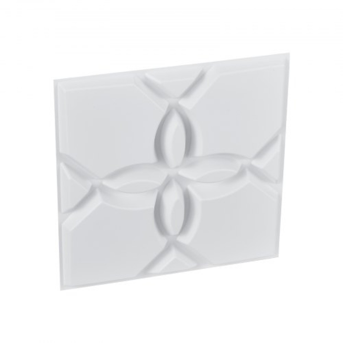 VEVOR 3D πάνελ τοίχου, 33-συσκευασία 11,81 x 11,81 σε PVC μοντέρνας τέχνης μινιμαλιστικά πλακάκια λουλουδιών, 32 τετραγωνικά μέτρα κάλυψης πάνελ τοίχου, εσωτερική διακόσμηση σπιτιού για οροφή, υπνοδωμάτιο, σαλόνι και gaming δωμάτιο, λευκό ματ