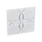 VEVOR 3D πάνελ τοίχου, 33-συσκευασία 11,81 x 11,81 σε PVC μοντέρνας τέχνης μινιμαλιστικά πλακάκια λουλουδιών, 32 τετραγωνικά μέτρα κάλυψης πάνελ τοίχου, εσωτερική διακόσμηση σπιτιού για οροφή, υπνοδωμάτιο, σαλόνι και gaming δωμάτιο, λευκό ματ