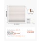 Επένδυση τοίχου VEVOR slat, 4 x 4 ft, MDF Slatwall Garage με αρθρωτή σχεδίαση, Λευκό slat Wall Εύκολη εγκατάσταση, ρυθμιζόμενο πάνελ slatwall με δομή ζεύξης & κοπή DIY, Ταιριάζει για αποθήκευση και οθόνη