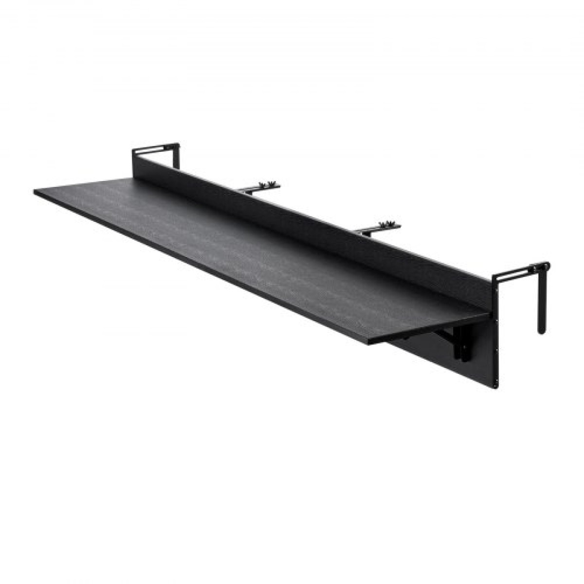 VEVOR Κρεμαστό Τραπέζι Μπαλκονιού, 12 x 59 σε Πτυσσόμενο Τραπέζι Μπαλκόνι με Κάγκελα, Τραπέζι Μπαρ Εξωτερικού Μπαλκονιού για Κάγκελα, Φόρτωση 50 λίβρες, Εφαρμογή κιγκλίδωμα από 1" έως 5,9", Τραπέζι σερβιρίσματος για Αίθριο & Κατάστρωμα