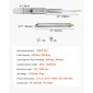VEVOR 1 Pair Full Extension Slides συρταριών 18 20 22 28 30 32 36 38 40 44 48 52 56 60 in, 500 lbs Χωρητικότητα φορτίου Κλείδωμα συρταριών συρταριών, ρουλεμάν με πλευρική βάση κλειδαριάς Drail