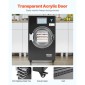 VEVOR Vacuum Freeze Dryer Machine, 8.8-13.2 LBS/Batch Food Freeze Drying Machine με δίσκους 4 στρώσεων, αντλία κενού, ρυθμιζόμενο χρονόμετρο και έλεγχο θερμοκρασίας, για φρούτα λαχανικά κρέας, μαύρο
