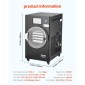 VEVOR Vacuum Freeze Dryer Machine, 8.8-13.2 LBS/Batch Food Freeze Drying Machine με δίσκους 4 στρώσεων, αντλία κενού, ρυθμιζόμενο χρονόμετρο και έλεγχο θερμοκρασίας, για φρούτα λαχανικά κρέας, μαύρο