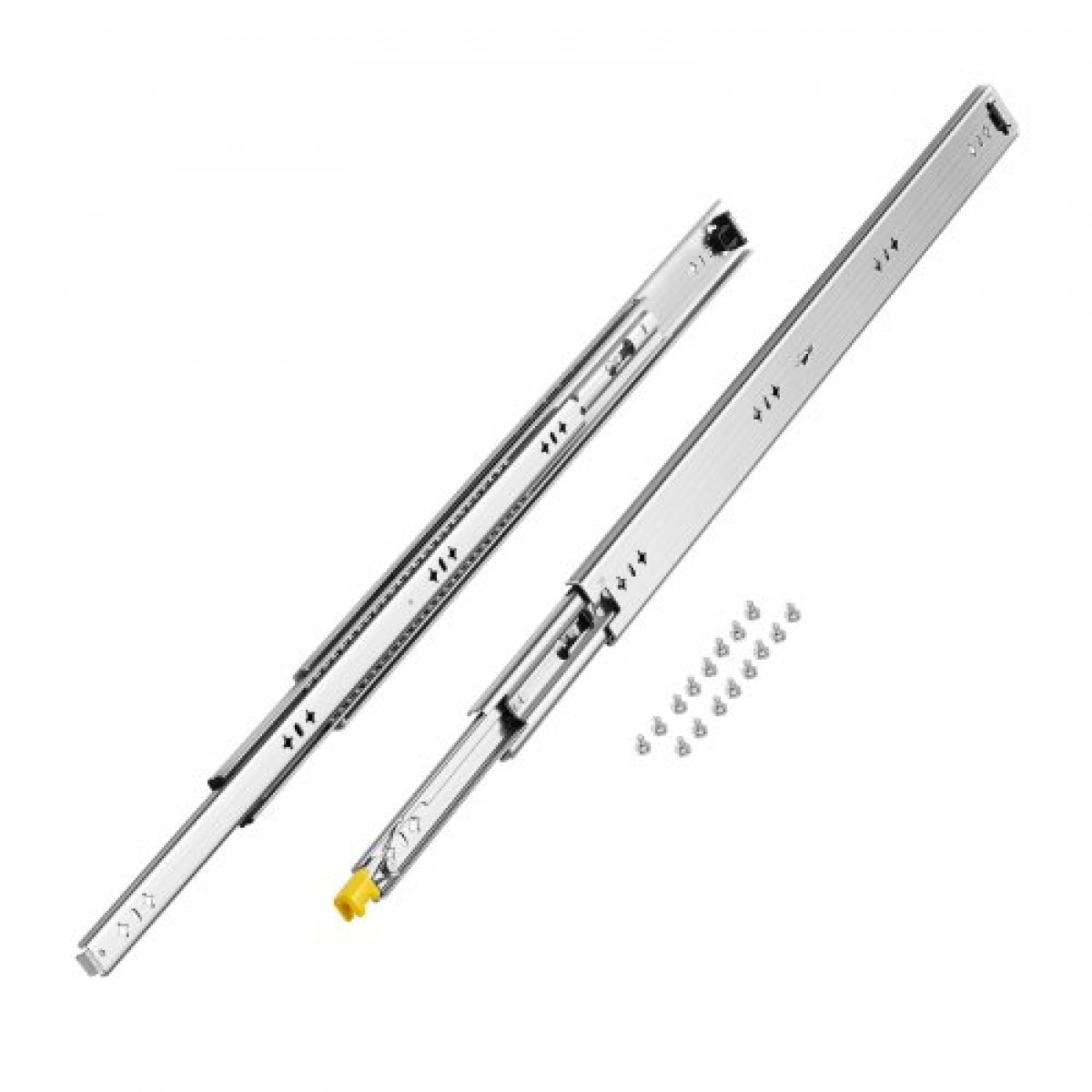 VEVOR 1 Pair Full Extension Slides συρταριών 16 18 20 24 30 35 37.4 59 24 32 36 40 48 60 in, 250 lbs Load Capacity Locking Slides συρταριών, ρουλεμάν με πλευρική βάση κλειδαριάς Drlideil
