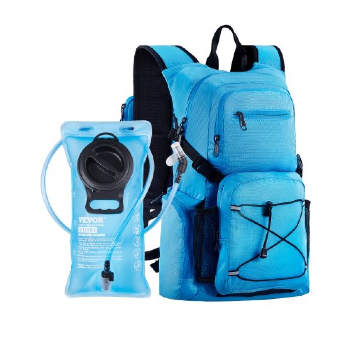 Σακίδιο πλάτης VEVOR Hydration, 25L Insulated Hydration Pack Σακίδιο πλάτης με 2L TPU Water Bladder, Hiking Water Backpack with Storage για άνδρες Γυναίκες, Hydro Water Daypack για Πεζοπορία Running Ποδηλασία Κάμπινγκ