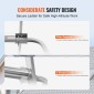 VEVOR Ladder Stabilizer, Extension Ladder Standoff, Heavy Duty Wing Span/Wall Ladder εξαρτήματα για υδρορροή οροφής, εύκολο στη χρήση & ευρεία προσαρμοστικότητα & αντιολισθητικά πόδια από καουτσούκ, 330 lbs Βαθμολογία βάρους