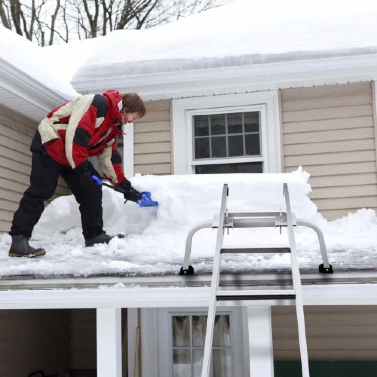 VEVOR Ladder Stabilizer, Extension Ladder Standoff, Heavy Duty Wing Span/Wall Ladder εξαρτήματα για υδρορροή οροφής, εύκολο στη χρήση & ευρεία προσαρμοστικότητα & αντιολισθητικά πόδια από καουτσούκ, 330 lbs Βαθμολογία βάρους