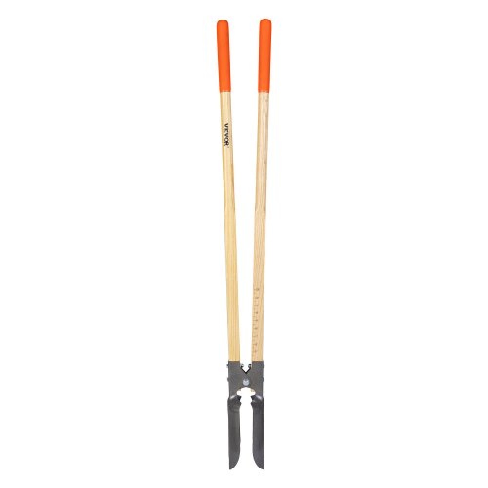VEVOR Post Hole Digger, Heavy Duty Post Hole Digger με ξύλινη λαβή, Manual Hole Digger με σήμανση κλίμακας και μεταλλική λεπίδα, Post Hole Digger Tool for Digging Yard Work Gardening Outdoor, 57,5 ​​ιντσών