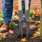 VEVOR Post Hole Digger, Heavy Duty Post Hole Digger με ξύλινη λαβή, Manual Hole Digger με σήμανση κλίμακας και μεταλλική λεπίδα, Post Hole Digger Tool for Digging Yard Work Gardening Outdoor, 57,5 ​​ιντσών