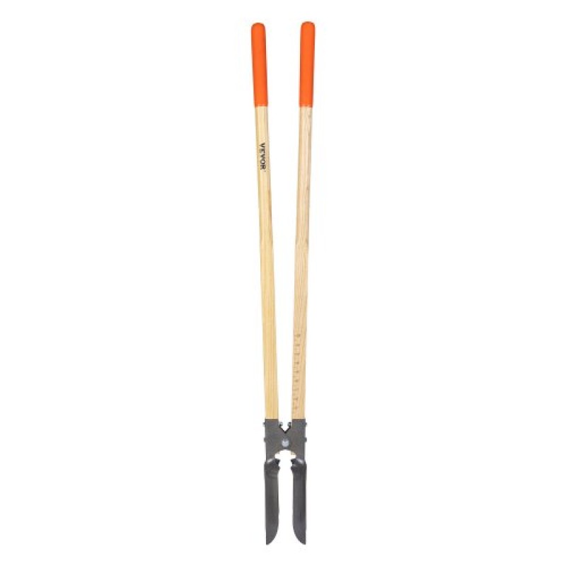 VEVOR Post Hole Digger, Heavy Duty Post Hole Digger με ξύλινη λαβή, Manual Hole Digger με σήμανση κλίμακας και μεταλλική λεπίδα, Post Hole Digger Tool for Digging Yard Work Gardening Outdoor, 57,5 ​​ιντσών