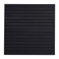Επένδυση τοίχου VEVOR slat, 4 x 4 ft, PVC slatwall γκαράζ με αρθρωτή σχεδίαση, μαύρη πλάκα τοίχου Εύκολα στην εγκατάσταση, ρυθμιζόμενο πάνελ slatwall με δομή ζεύξης & κοπή DIY, Ταιριάζει για αποθήκευση και οθόνη