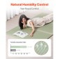 VEVOR Japanese Tatami Mat, Queen Size Πτυσσόμενο Γιαπωνέζικο Στρώμα Tatami ( Natural Rush Grass ), Ιαπωνικό στρώμα δαπέδου με αντιολισθητική βάση & φρέσκο ​​άρωμα, στρώμα Futon για διαλογισμό ύπνου γιόγκα