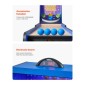 VEVOR 8' Roll and Score Classic Arcade Game Table, Arcade Machine Indoor με Ηλεκτρονικό Σκόρερ, Ήχος, Αυτόματη Επιστροφή Μπάλας για Ενήλικες Παιδιά Οικογενειακή αναψυχή παιχνιδιών Αίθουσα Σε 4 B όλα