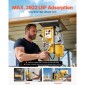 VEVOR Magnetic Drill, 1400W Motor 2 in Boring Diameter, 2922 lbf Portable Electric Mag Drill Press, 0-750 RPM Μεταβλητή ταχύτητα, Μηχανή διάτρησης για μεταλλική επιφάνεια, βιομηχανική και οικιακή βελτίωση