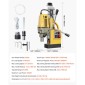 VEVOR Magnetic Drill, 1400W Motor 2 in Boring Diameter, 2922 lbf Portable Electric Mag Drill Press, 0-750 RPM Μεταβλητή ταχύτητα, Μηχανή διάτρησης για μεταλλική επιφάνεια, βιομηχανική και οικιακή βελτίωση