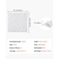 VEVOR 3D πάνελ τοίχου, 12-συσκευασία 19,7 x 19,7 σε PVC πλακάκια μινιμαλιστικών κυμάτων μοντέρνας τέχνης, πάνελ τοίχου κάλυψης 32 τετραγωνικών μέτρων, Εσωτερική διακόσμηση σπιτιού για οροφή, υπνοδωμάτιο, σαλόνι και αίθουσα παιχνιδιών, Λευκό ματ