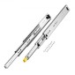 VEVOR 1 Pair Full Extension Slides συρταριών 16 18 20 24 30 35 38 59 32 36 40 48 60 in, 250 lbs Χωρητικότητα φόρτωσης Ασφάλιση συρταριών, ρουλεμάν με συρταρωτό συρτάρι πλευρικής βάσης κλειδαριάς