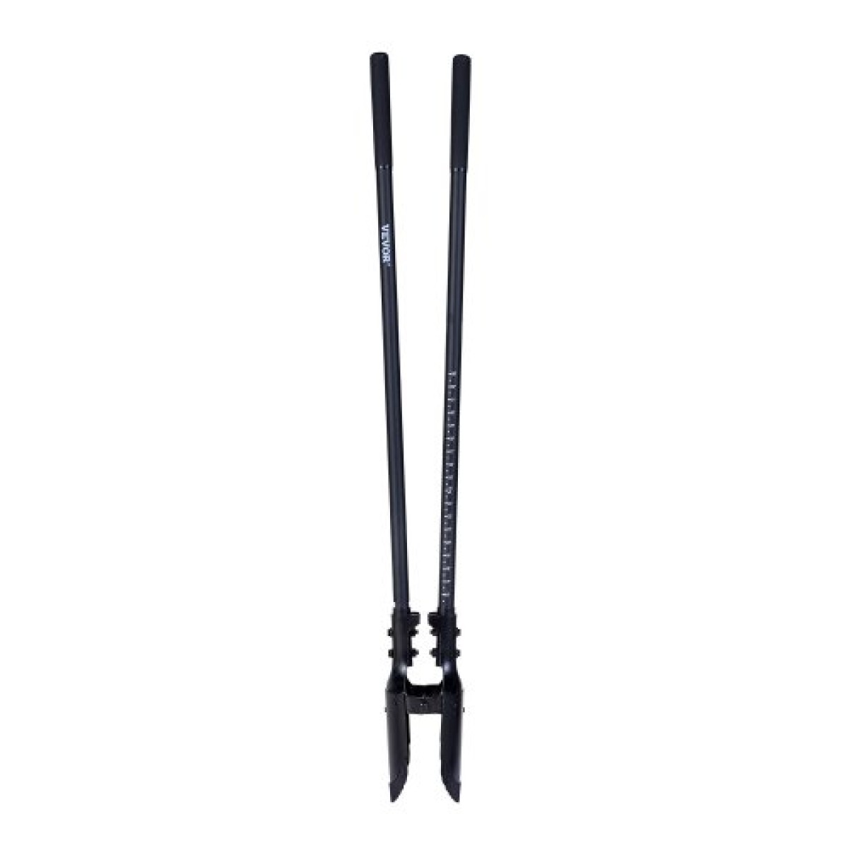 VEVOR Post Hole Digger, Heavy Duty Post Hole Digger με λαβή Fiberglass, Manual Hole Digger με σήμανση κλίμακας και μεταλλική λεπίδα, Post Hole Digger Tool για σκάψιμο κηπουρικής και εξωτερικού χώρου, 57,5 ​​ιντσών