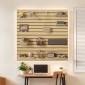 Επένδυση τοίχου VEVOR Slat, 4 x 4 πόδια, MDF Slatwall γκαράζ με αρθρωτή σχεδίαση, ρυθμιζόμενο πάνελ τοίχου από φυσικό πηχάκι εύκολα στην εγκατάσταση με δομή ζεύξης & κοπή DIY, Κατάλληλο για αποθήκευση και οθόνη