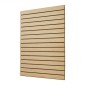 Επένδυση τοίχου VEVOR Slat, 4 x 4 πόδια, MDF Slatwall γκαράζ με αρθρωτή σχεδίαση, ρυθμιζόμενο πάνελ τοίχου από φυσικό πηχάκι εύκολα στην εγκατάσταση με δομή ζεύξης & κοπή DIY, Κατάλληλο για αποθήκευση και οθόνη