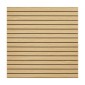 Επένδυση τοίχου VEVOR Slat, 4 x 4 πόδια, MDF Slatwall γκαράζ με αρθρωτή σχεδίαση, ρυθμιζόμενο πάνελ τοίχου από φυσικό πηχάκι εύκολα στην εγκατάσταση με δομή ζεύξης & κοπή DIY, Κατάλληλο για αποθήκευση και οθόνη