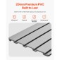 Επένδυση τοίχου VEVOR slat, 8 x 4 ft, PVC γκαράζ με αξεσουάρ, ρυθμιζόμενο πάνελ τοίχου σε γκρι πλάκα Εύκολη στην εγκατάσταση με δομή ζεύξης & κοπή DIY, Ταιριάζει για αποθήκευση και οθόνη