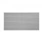 Επένδυση τοίχου VEVOR slat, 8 x 4 ft, PVC γκαράζ με αξεσουάρ, ρυθμιζόμενο πάνελ τοίχου σε γκρι πλάκα Εύκολη στην εγκατάσταση με δομή ζεύξης & κοπή DIY, Ταιριάζει για αποθήκευση και οθόνη