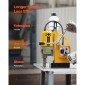 VEVOR Magnetic Drill, κινητήρας 1400W 1,6 in Boring Diameter, 2810 lbf Portable Electric Mag Drill Press, 800 RPM Ταχύτητα χωρίς φορτίο, Μηχανή διάτρησης για μεταλλική επιφάνεια, βιομηχανική και οικιακή βελτίωση