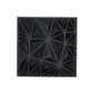 VEVOR 3D πάνελ τοίχου, 33-συσκευασία 11,81 x 11,81 σε PVC μοντέρνας τέχνης μινιμαλιστικά πλακάκια διαμαντιών, 2,97㎡ Κάλυψη πάνελ τοίχου με έμφαση, εσωτερική διακόσμηση σπιτιού για οροφή, υπνοδωμάτιο, σαλόνι και gaming δωμάτιο, ματ μαύρο
