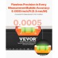 VEVOR 6-Piece Torpedo Level, 78/48/32/24/16/10 Inch Box Levels Set, Bubble Vials Ruler για 45/90/180 Degree, Αντικραδασμικό Εργαλείο Μαγνητικής Επιπέδωσης από Κράμα Αλουμινίου, SAE/Μετρική κλίμακα (μόνο με μαγνήτη 1)