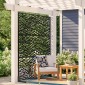 VEVOR Metal Privacy Screen, 47" W x 72" H, Εξωτερικές οθόνες & πάνελ Privacy, Ανεξάρτητο διαχωριστικό εξωτερικού χώρου με βάση, διακοσμητικός φράκτης κήπου με 3 πάνελ, χαλύβδινος φράχτης ιδιωτικότητας για μπαλκόνι Αίθριο Εσωτερικό δωμάτιο Μα