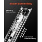 VEVOR 1 Pair Full Extension Slides συρταριών 16 18 20 24 30 35 37.4 59 24 32 36 40 48 60 in, 250 lbs Load Capacity Locking Slides συρταριών, ρουλεμάν με πλευρική βάση κλειδαριάς Drlideil
