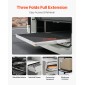 VEVOR 1 Pair Full Extension Slides συρταριών 16 18 20 24 30 35 37.4 59 24 32 36 40 48 60 in, 500 lbs Load Capacity Locking Slides συρταριών, ρουλεμάν με Lock Side Raunt Drlideil