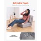 VEVOR Convertible Flip Chair, Καναπές Lazy ρυθμιζόμενου δαπέδου 5 θέσεων, Πτυσσόμενος καναπές κρεβάτι με επένδυση με ρυθμιζόμενο μεταλλικό πλαίσιο και μαξιλάρι, πτυσσόμενος καναπές-κρεβάτι Καρέκλα για σαλόνι υπνοδωμάτιο, γκρι