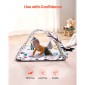 VEVOR Baby Play Gym Mat, Tummy Time Mat με 6 Sensory Toys, Baby Activity Mat με 2 μπάλες αφής & μαλακό ύφασμα για ανάπτυξη αισθητηριακών και κινητικών δεξιοτήτων, βασικό δώρο μωρού για νεογέννητο βρέφος 0-18 μηνών
