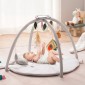VEVOR Baby Play Gym Mat, Baby Activity Mat με 6 Sensory Toys, Oversize σε σχήμα φύλλου Tummy Time Mat για νεογέννητο βρέφος 0-18 μηνών, βασικό δώρο μωρού για κινητικές δεξιότητες και πρώιμη γνωστική ανάπτυξη
