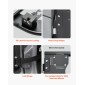 VEVOR Jeep Tube Doors, 2-θυρο, κυνηγετικό Jeep Tubular Door με βαρέως τύπου μεντεσέδες & OE μάνδαλο, πόρτες Jeep με λαστιχένια μαξιλάρια & σκληρυμένο ατσάλι, κατάλληλο για Jeep Wrangler JK 2007-2018