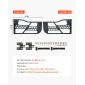 VEVOR Jeep Tube Doors, 2-θυρο, κυνηγετικό Jeep Tubular Door με βαρέως τύπου μεντεσέδες & OE μάνδαλο, πόρτες Jeep με λαστιχένια μαξιλάρια & σκληρυμένο ατσάλι, κατάλληλο για Jeep Wrangler JK 2007-2018
