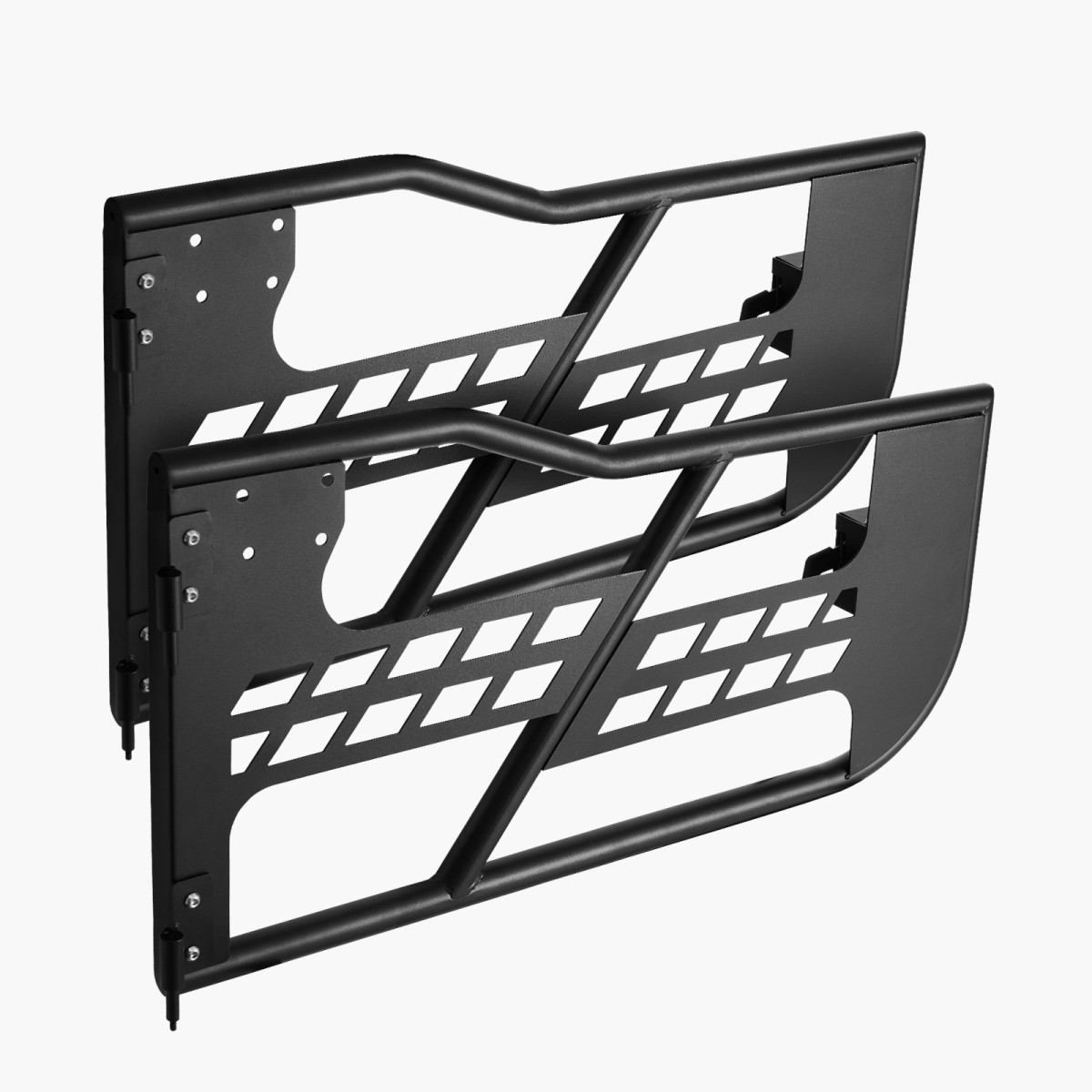 VEVOR Jeep Tube Doors, 2-θυρο, κυνηγετικό Jeep Tubular Door με βαρέως τύπου μεντεσέδες & OE μάνδαλο, πόρτες Jeep με λαστιχένια μαξιλάρια & σκληρυμένο ατσάλι, κατάλληλο για Jeep Wrangler JK 2007-2018