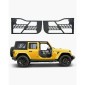 VEVOR Jeep Tube Doors, 2-θυρο, κυνηγετικό Jeep Tubular Door με βαρέως τύπου μεντεσέδες & OE μάνδαλο, πόρτες Jeep με λαστιχένια μαξιλάρια & σκληρυμένο ατσάλι, κατάλληλο για Jeep Wrangler JK 2007-2018