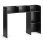VEVOR Desktop Bookshelf, 2-Tier Desktop Storage Organizer, 37,2" x 9,5" x 28,9" ράφι γραφείου αποθήκευσης Ξύλινο ράφι, κάλυμμα επιτραπέζιου ραφιού με αντιολισθητικά πόδια, για γραφείο, σπίτι και κοιτώνα, μαύρο