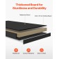 VEVOR Desktop Bookshelf, 2-Tier Desktop Storage Organizer, 37,2" x 9,5" x 28,9" ράφι γραφείου αποθήκευσης Ξύλινο ράφι, κάλυμμα επιτραπέζιου ραφιού με αντιολισθητικά πόδια, για γραφείο, σπίτι και κοιτώνα, μαύρο