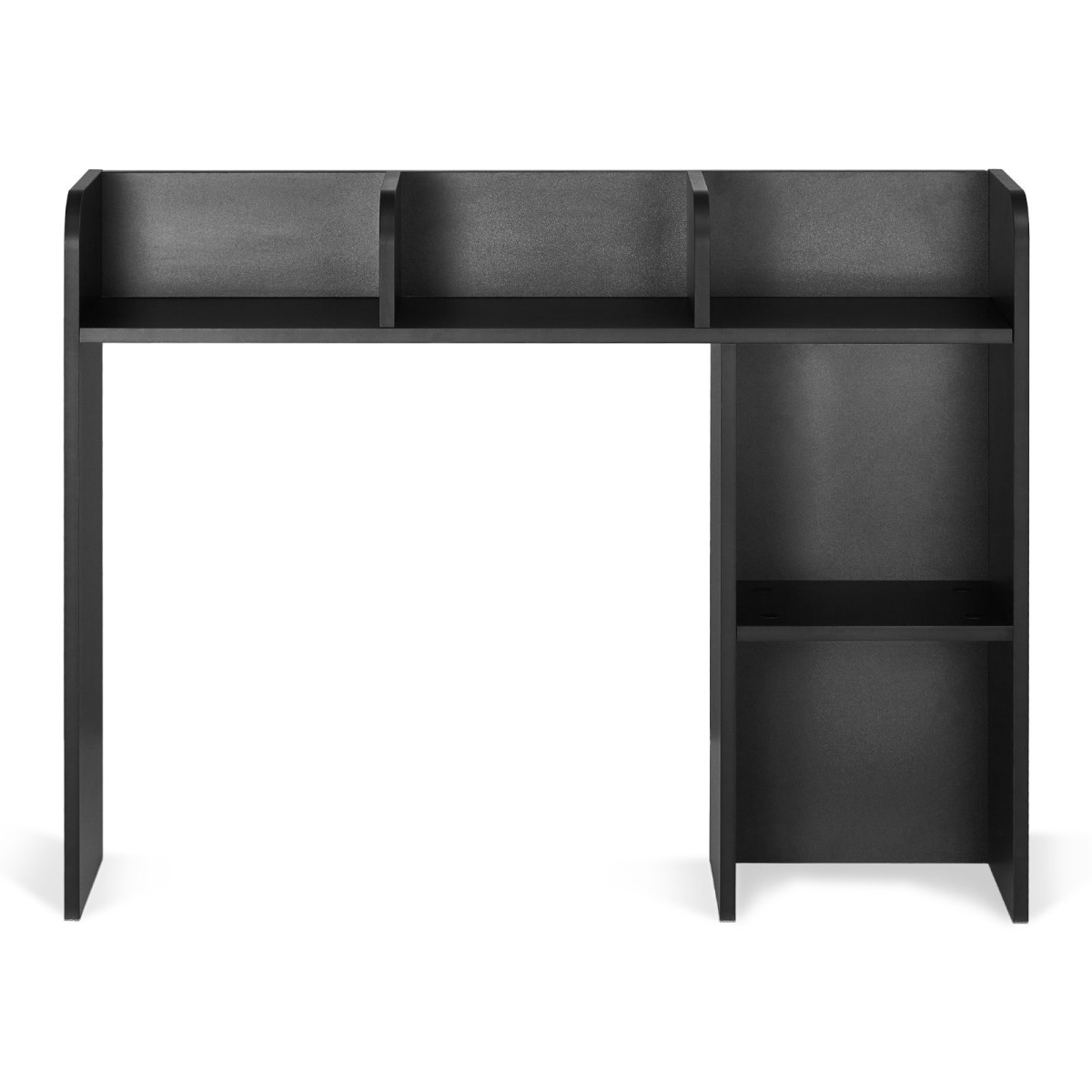VEVOR Desktop Bookshelf, 2-Tier Desktop Storage Organizer, 37,2" x 9,5" x 28,9" ράφι γραφείου αποθήκευσης Ξύλινο ράφι, κάλυμμα επιτραπέζιου ραφιού με αντιολισθητικά πόδια, για γραφείο, σπίτι και κοιτώνα, μαύρο