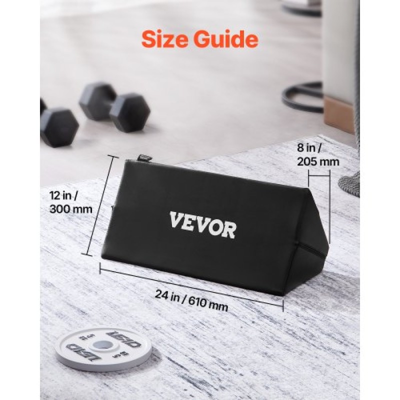 VEVOR Preacher Curl Pad, Φορητό Preacher Pad, Υποστήριξη άσκησης δικεφάλου εξοικονόμησης χώρου, Εξοπλισμός προπόνησης για άρση βαρών από αφρό EVA υψηλής πυκνότητας, απομονωτής υποστήριξης μπούκλας δικέφαλου με μπάρα και αλτήρα για γυμναστήριο στο σπίτι