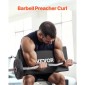 VEVOR Preacher Curl Pad, Φορητό Preacher Pad, Υποστήριξη άσκησης δικεφάλου εξοικονόμησης χώρου, Εξοπλισμός προπόνησης για άρση βαρών από αφρό EVA υψηλής πυκνότητας, απομονωτής υποστήριξης μπούκλας δικέφαλου με μπάρα και αλτήρα για γυμναστήριο στο σπίτι