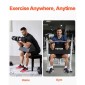 VEVOR Preacher Curl Pad, Φορητό Preacher Pad, Υποστήριξη άσκησης δικεφάλου εξοικονόμησης χώρου, Εξοπλισμός προπόνησης για άρση βαρών από αφρό EVA υψηλής πυκνότητας, απομονωτής υποστήριξης μπούκλας δικέφαλου με μπάρα και αλτήρα για γυμναστήριο στο σπίτι